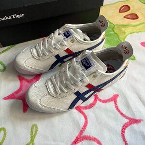 Onitsuka Tiger White Leather Sneakers